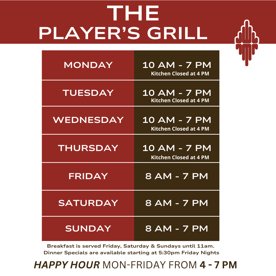 The Players Grill Hours